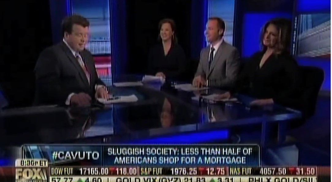 Fox Business News Host Neil Cavuto (l) with Rob Basso (second right).