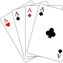 Four of a kind – Aces