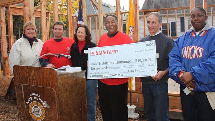 State Farm, Habitat for Humanity and the Town of Hempstead
